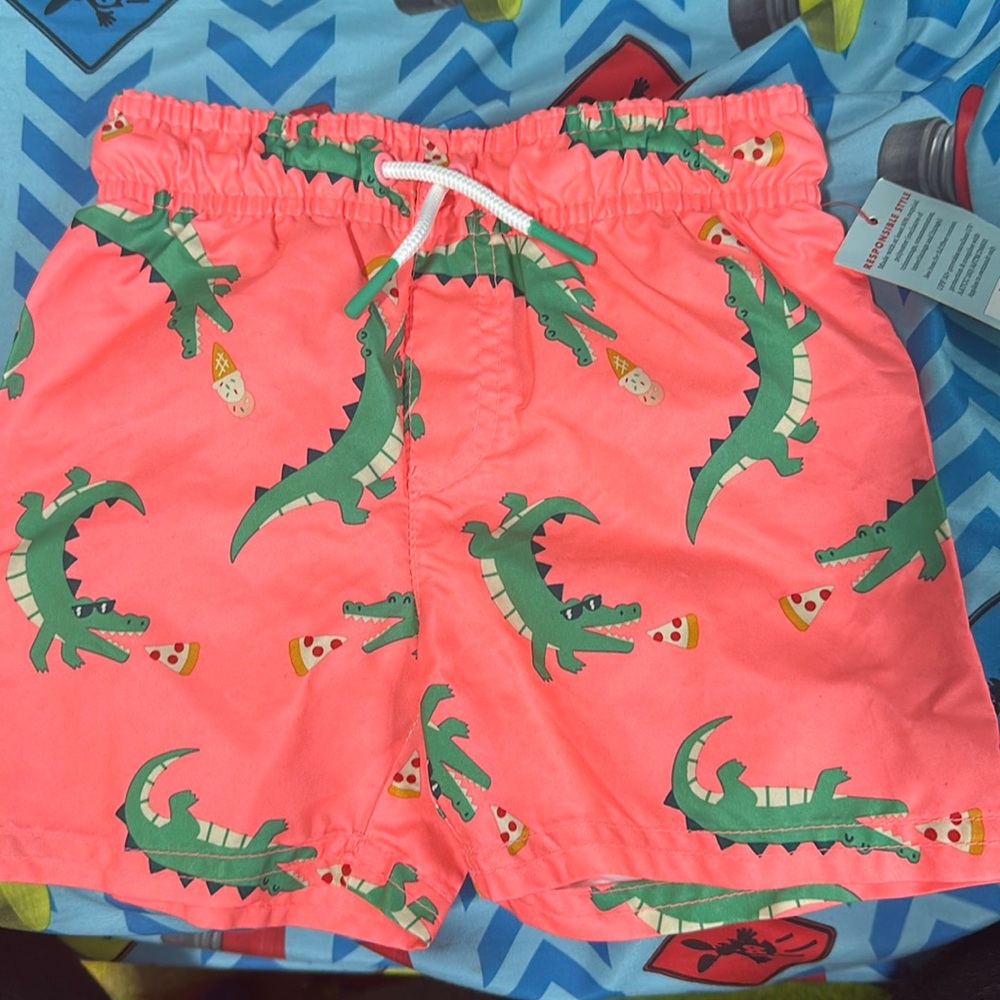 Toddler 18month swimming trunks brand new.